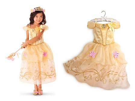 Belle prinsessen jurk