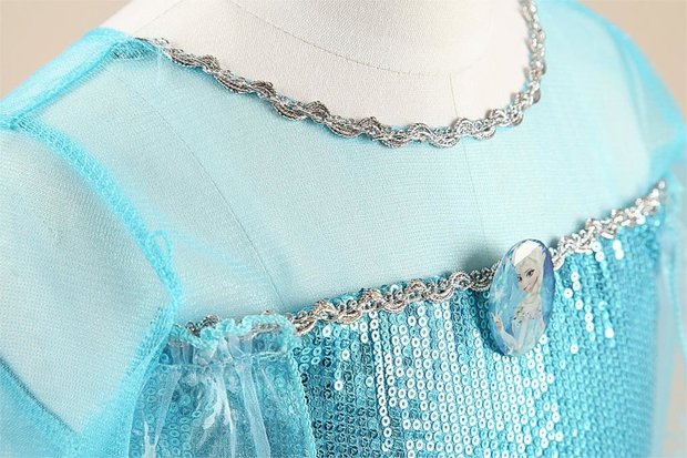 Elsa frozen jurk sleep broche