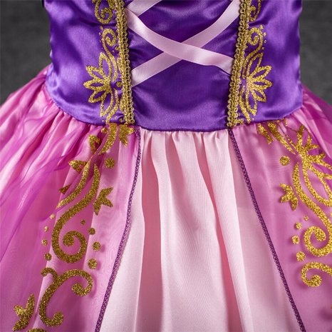 Rapunzel prinsessen jurk